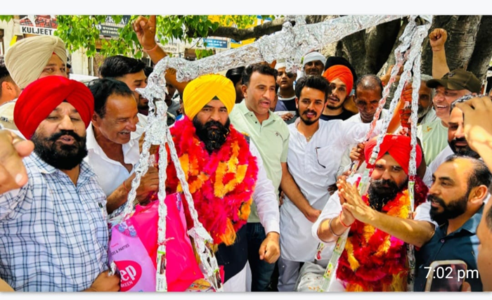 श्री आनंदपुर साहिब से लोकसभा उम्मीदवार मालविंदर कंग का प्रचार चरम पर - जय कृष्ण सिंह राउडी